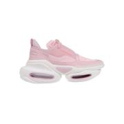 Chunky Leren Sneakers Balmain , Pink , Dames