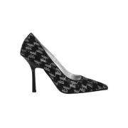 Glitter Stiletto Pumps Karl Lagerfeld , Black , Dames