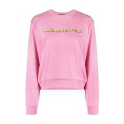 Roze Katoenen Sweatshirt voor Vrouwen Karl Lagerfeld , Pink , Dames