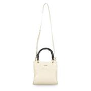 Croco-print leren tas Jil Sander , Beige , Dames