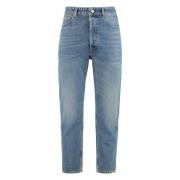 Blije Straight Leg Jeans met Contraststiksels Golden Goose , Blue , He...