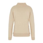 Beige Sweatshirt van wolmix Mock Neck Armani Exchange , Beige , Heren