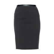 Stijlvolle Rok voor Vrouwen Armani Jeans , Black , Dames