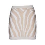 Stijlvolle Rok voor Trendy Fashionistas Balmain , Multicolor , Dames