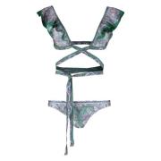 Gedrukte Crossover Bikini Zimmermann , Multicolor , Dames