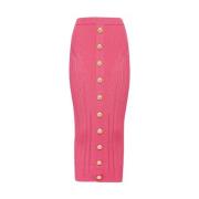 Stijlvolle Rok voor Vrouwen Balmain , Pink , Dames