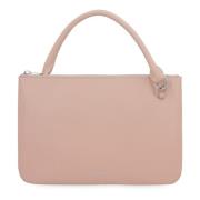 Leren Handtas met Afneembare Schouderband Jil Sander , Pink , Dames