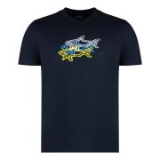 T-Shirts Paul & Shark , Blue , Heren