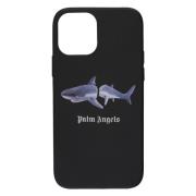 Logo Detail iPhone Hoesje Palm Angels , Black , Heren