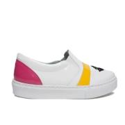 Witte Slip-On Schoenen Chiara Ferragni Collection , White , Dames