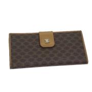 Pre-owned Leather wallets Celine Vintage , Brown , Dames