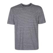 Beige Gestreept T-shirt Officine Générale , Gray , Heren