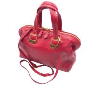 Pre-owned Leather fendi-bags Fendi Vintage , Red , Dames