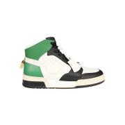 Hoge leren sneakers Buscemi , Multicolor , Heren