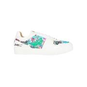 Contrasterende lage sneakers Philipp Plein , White , Heren