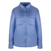 Gewatteerd Nylon Overshirt Woolrich , Blue , Dames