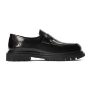 Zwarte Loafers met Dikke Zool Kazar , Black , Heren