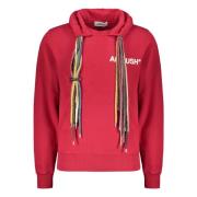 Hoodie met Ribgebreide Randen Ambush , Red , Heren