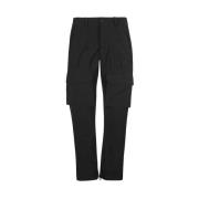 Broek met rechte pijpen 44 Label Group , Black , Heren