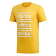 Vier de jaren 90 T-shirt Adidas , Yellow , Heren