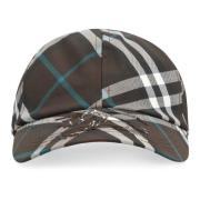 Baseball Cap met Bedrukt Motief Burberry , Black , Heren