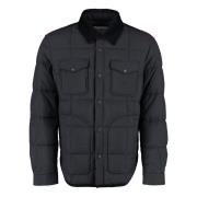 Heritage Terrain Gewatteerde Jas Woolrich , Black , Heren