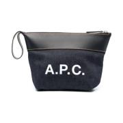 Cross Body Bags A.p.c. , Blue , Heren