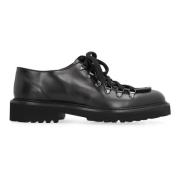 Klassieke Derby Veterschoenen Doucal's , Black , Heren