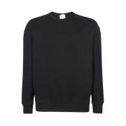 Katoenen Crew-Neck Sweatshirt Ten C , Blue , Heren