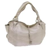 Pre-owned Leather celine-bags Celine Vintage , Beige , Dames