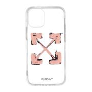 Bedrukte iPhone 12 Mini hoes met pijl terug Off White , Gray , Dames