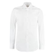 Blouses & Shirts Barba Napoli , White , Heren