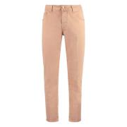 Slim Fit Jeans met Metalen Knopen Jacob Cohën , Pink , Heren