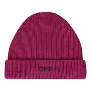 Beanies Off White , Pink , Dames