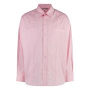 Katoenen shirt met voorzakken Acne Studios , Pink , Heren