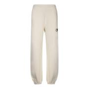 Beige Broek voor Dames Aw23 Off White , Beige , Dames