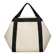 Stijlvolle Tote Tas met Ritszak Ambush , Beige , Dames