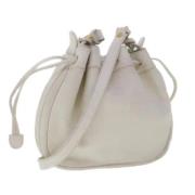 Pre-owned Leather gucci-bags Gucci Vintage , White , Dames