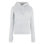 Klassieke Hoodie voor Dagelijks Comfort Saint Laurent , Gray , Dames