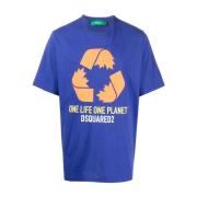 Dsquared2 T-shirts and Polos Blue Dsquared2 , Blue , Heren