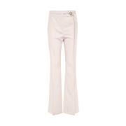 Klassieke Virgin Wool Broek Fendi , Pink , Dames