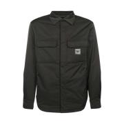 Klassieke Windbreaker Jas Emporio Armani , Green , Heren