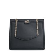 Zwarte Logo Shopper Emporio Armani , Black , Dames