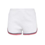 Contrast Edge Jacquard Logo Shorts Fendi , White , Dames