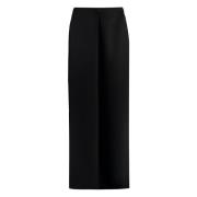 Wollen wikkelrok met split aan de achterkant Givenchy , Black , Dames