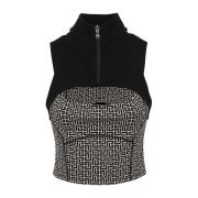 Stijlvolle TOP voor Modeliefhebbers Balmain , Black , Dames