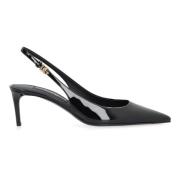 Lollo Leren Slingback Pumps Dolce & Gabbana , Black , Dames