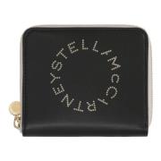 Alter-Nappa Logo Portemonnee Stella McCartney , Black , Dames