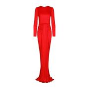 Elegante Zwarte Jurk voor Vrouwen Dolce & Gabbana , Red , Dames