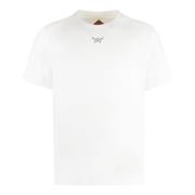 Biologisch Katoenen Crew-Neck T-Shirt MCM , White , Heren